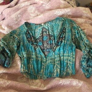 Spell aloha Fox top of dress Xs